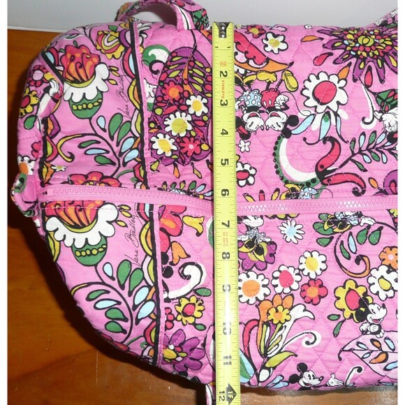 Disney Parks Vera Bradley Large Duffel ~ Just Mousing Around Mickey Minnie Pink - Picture 9 of 13